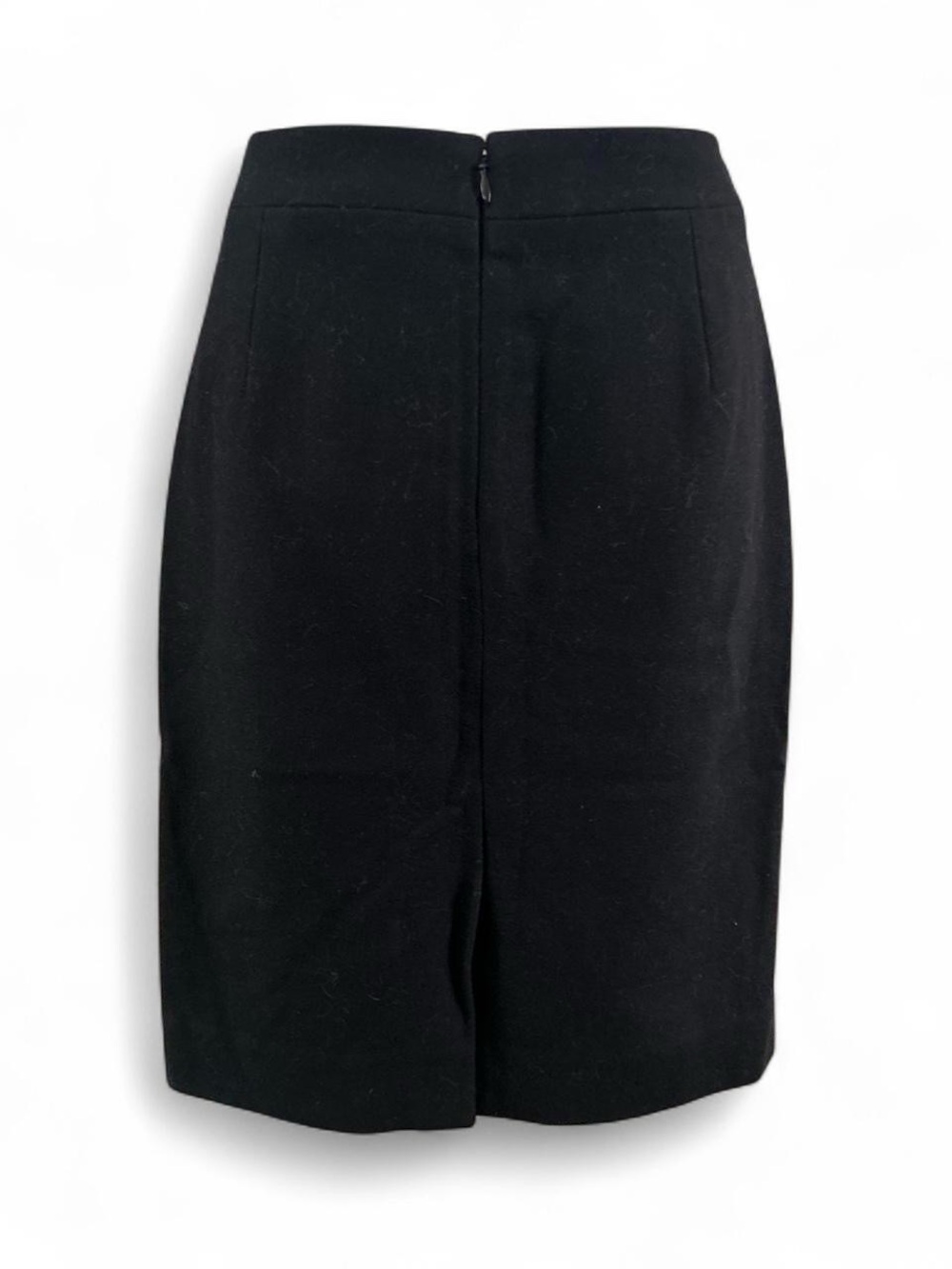 J.Crew Black Wool Blend Pencil Skirt